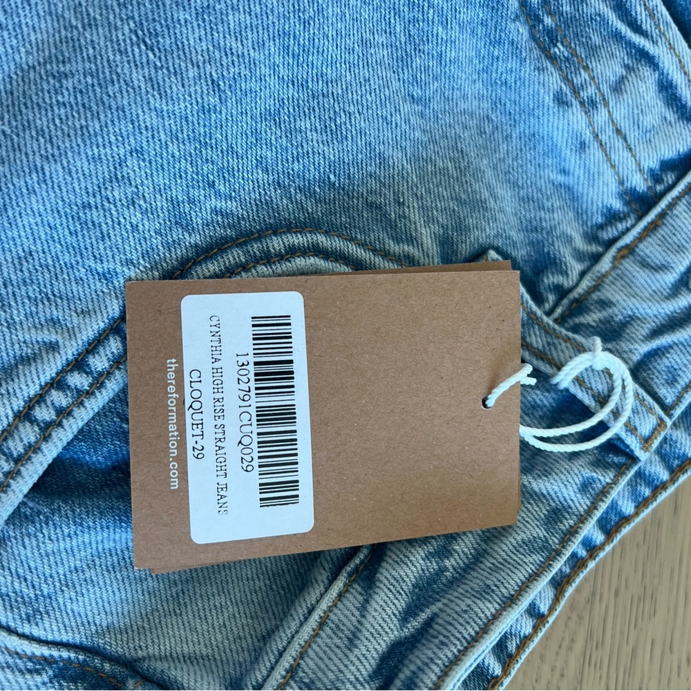 Reformation Cynthia High Rise Straight Jeans - Picture 4 of 5